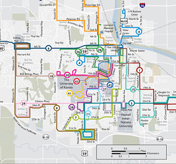 How to get to SRC on the Lawrence Transit System - Senior Resource Center